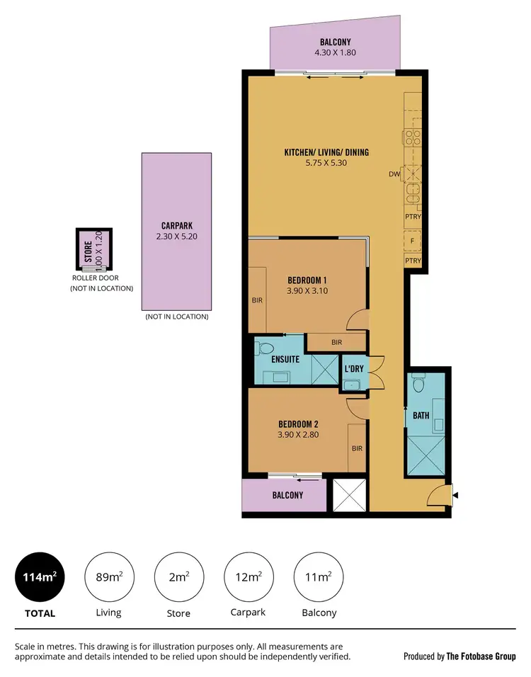 Floorplan of Homely apartment listing, 700/271-281 Gouger Street, Adelaide SA 5000