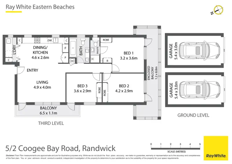 Floorplan of Homely apartment listing, 5/2 Coogee Bay Road, Randwick NSW 2031