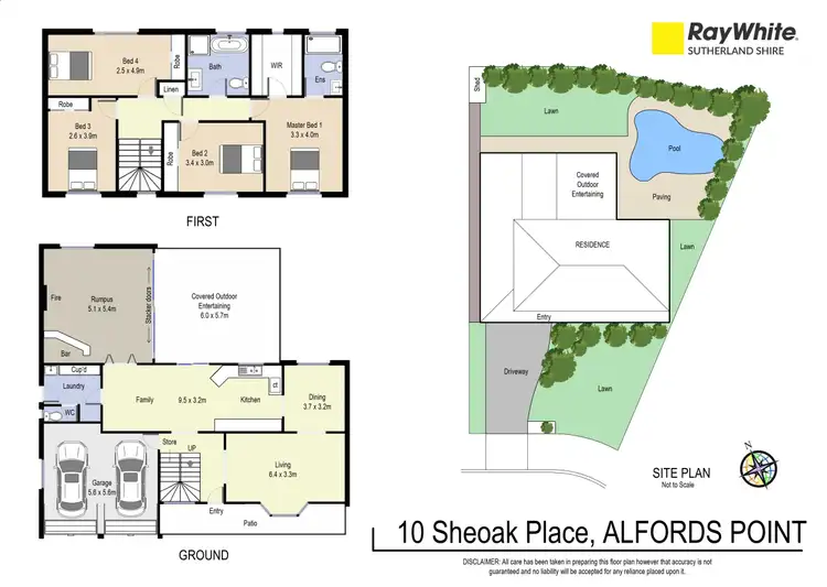 Floorplan of Homely house listing, 10 Sheoak Place, Alfords Point NSW 2234