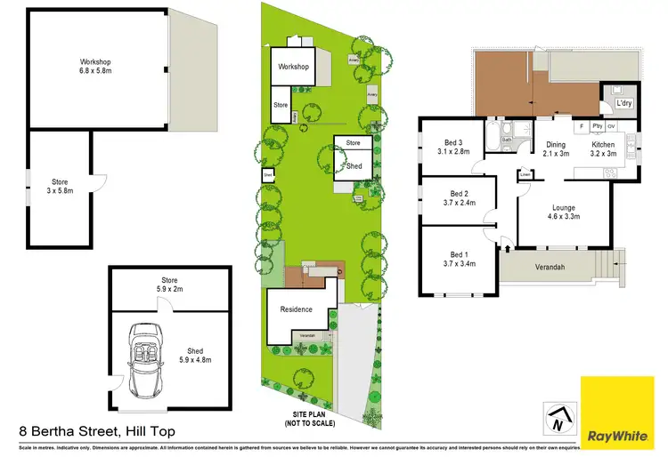 Floorplan of Homely house listing, 8 Bertha Street, Hill Top NSW 2575
