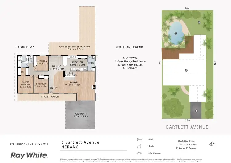 Floorplan of Homely house listing, 6 Bartlett Avenue, Nerang QLD 4211