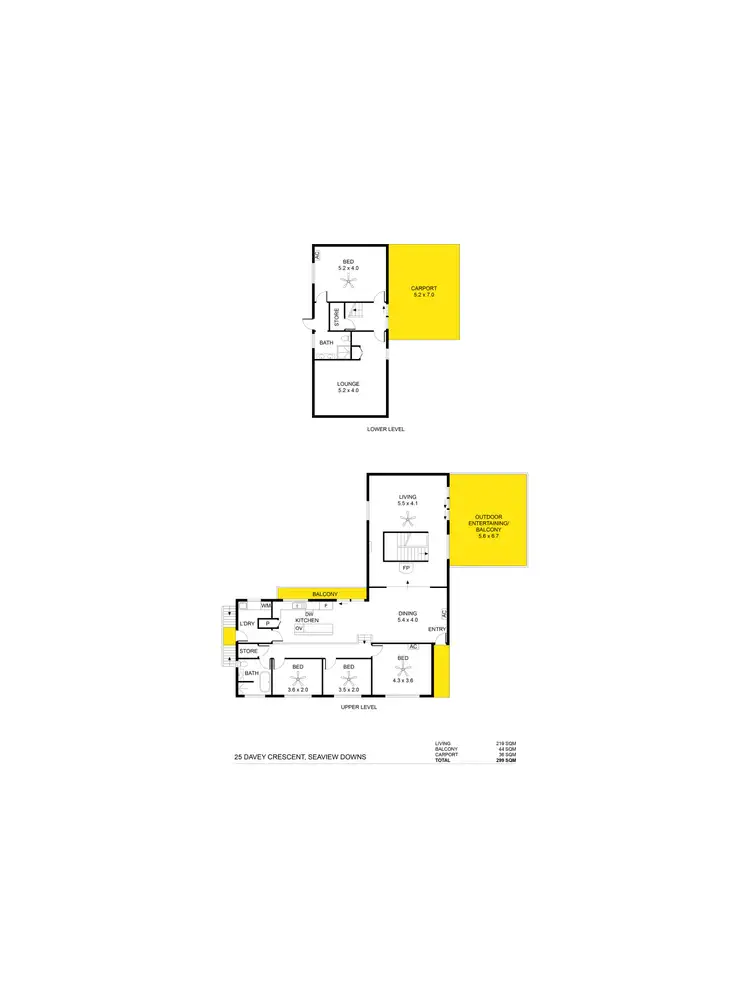 Floorplan of Homely house listing, 25 Davey Crescent, Seaview Downs SA 5049