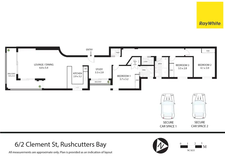 Floorplan of Homely apartment listing, 6/2 Clement Street, Rushcutters Bay NSW 2011