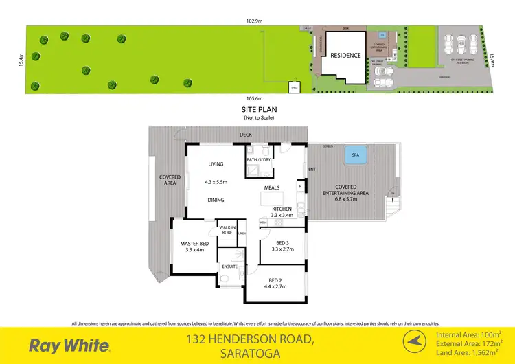 Floorplan of Homely house listing, 132 Henderson Road, Saratoga NSW 2251
