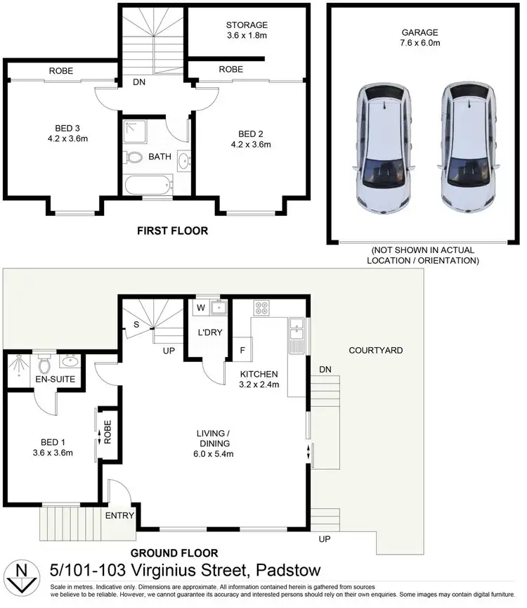 Floorplan of Homely townhouse listing, 5/101-103 Virginius Street, Padstow NSW 2211