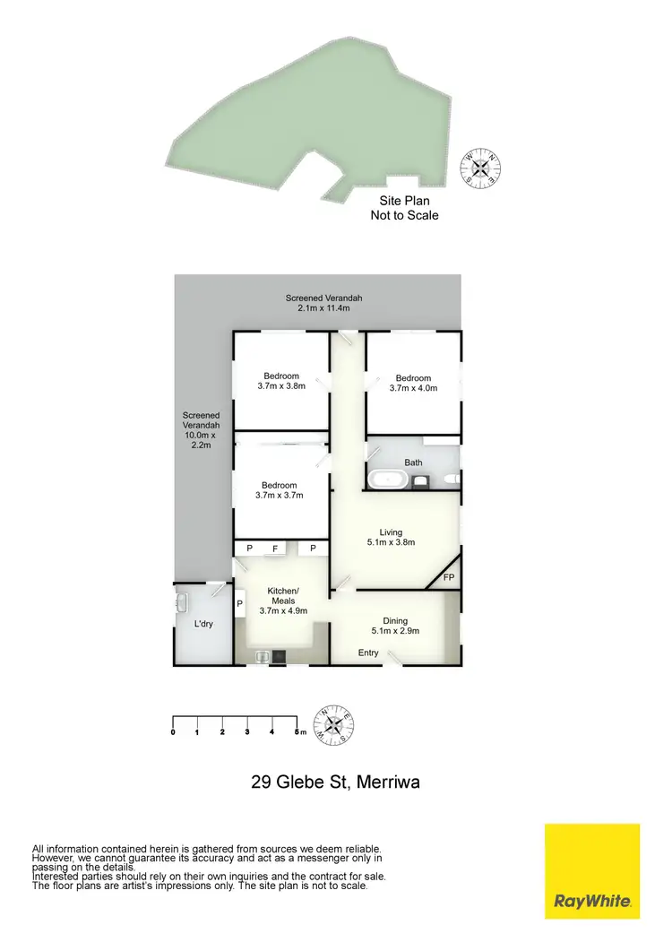 Floorplan of Homely rural property listing, 29 Glebe Street, Merriwa NSW 2329