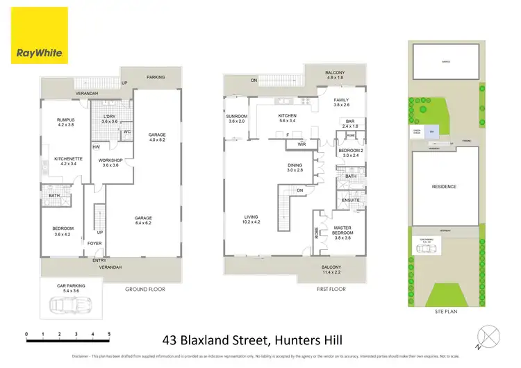 Floorplan of Homely house listing, 43 Blaxland Street, Hunters Hill NSW 2110