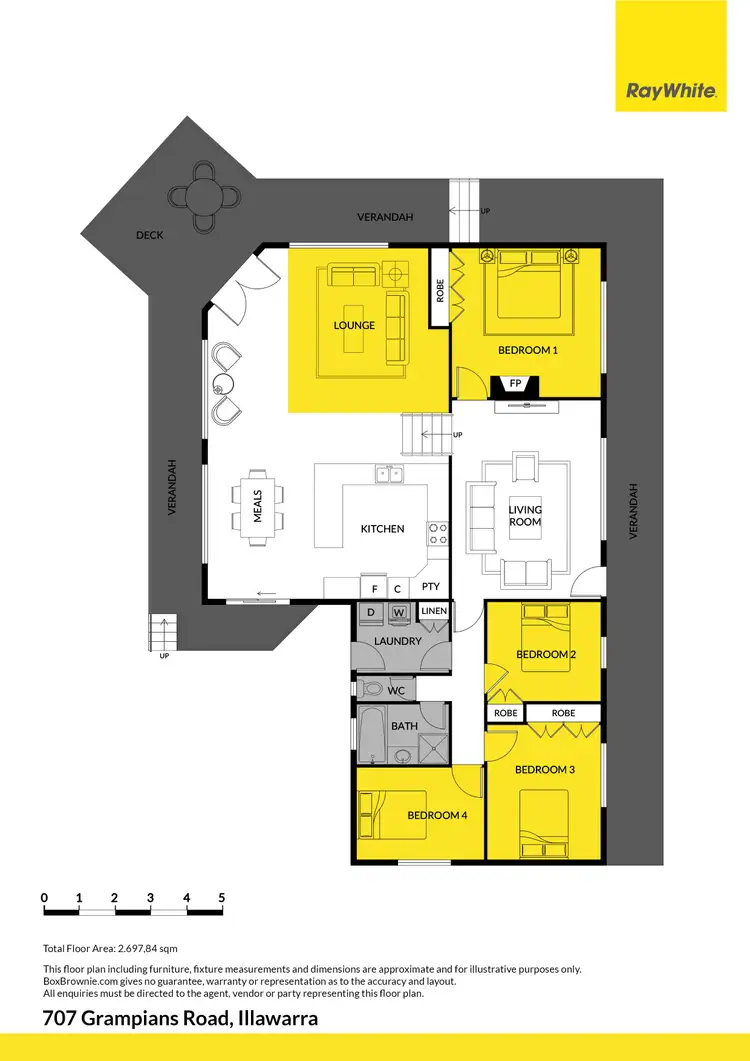 Floorplan of Homely house listing, 707 Grampians Road, Illawarra, Stawell VIC 3380