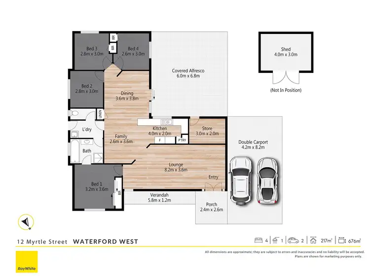 Floorplan of Homely house listing, 12 Myrtle Street, Waterford West QLD 4133