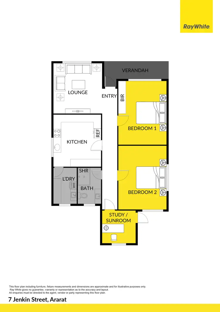 Floorplan of Homely house listing, 7 Jenkin Street, Ararat VIC 3377