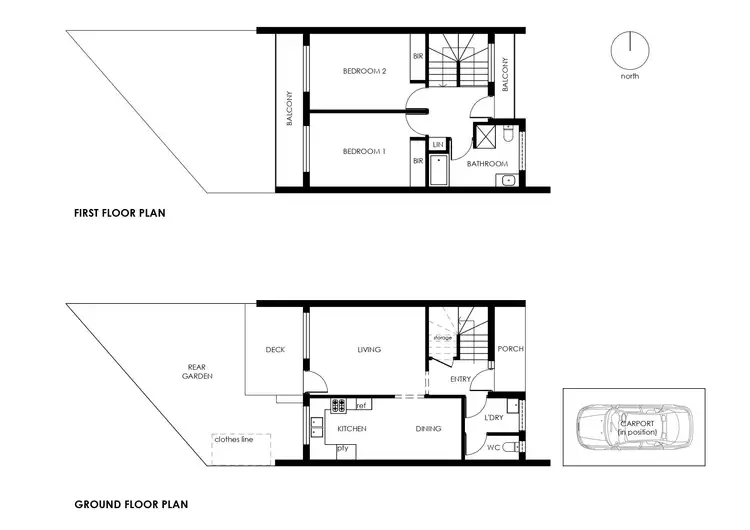 Floorplan of Homely townhouse listing, 8/51 Spring Street, Thomastown VIC 3074