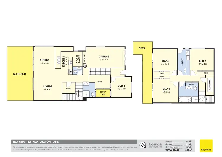 Floorplan of Homely townhouse listing, 25A Chaffey Way, Albion Park NSW 2527