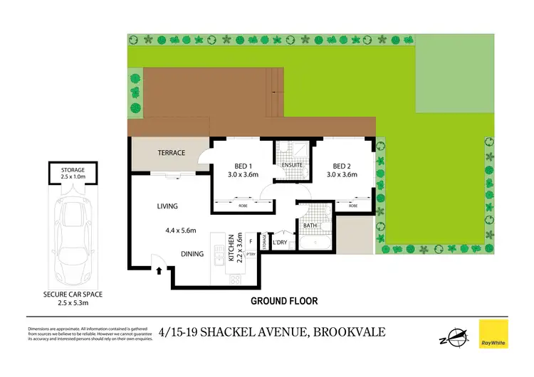 Floorplan of Homely apartment listing, 4/15-19 Shackel Avenue, Brookvale NSW 2100
