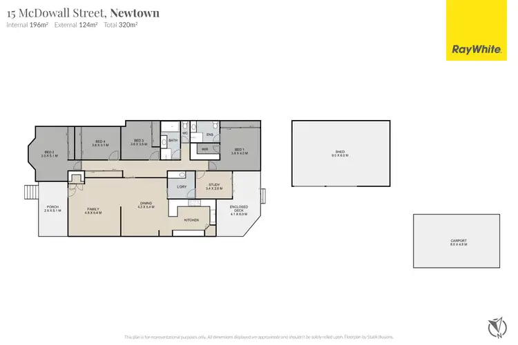 Floorplan of Homely house listing, 15 McDowall Street, Newtown QLD 4350