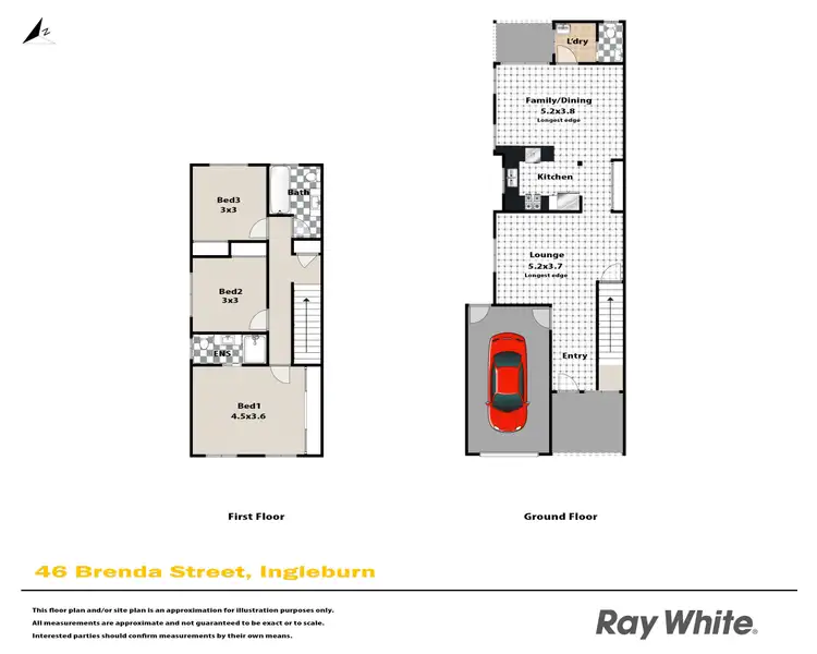 Floorplan of Homely house listing, 46 Brenda Street, Ingleburn NSW 2565