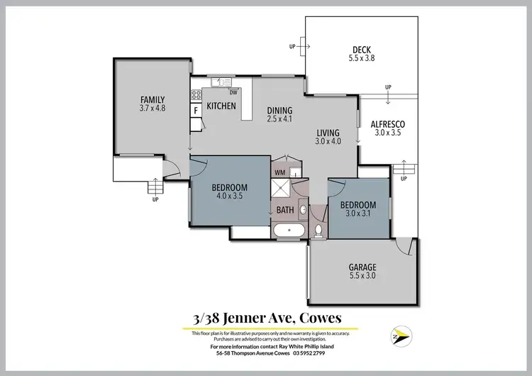 Floorplan of Homely house listing, 3/38 Jenner Avenue, Cowes VIC 3922