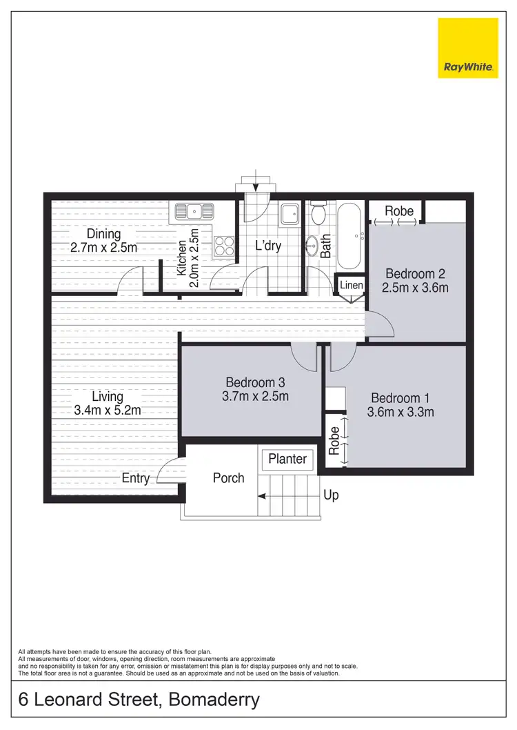 Floorplan of Homely house listing, 6 Leonard Street, Bomaderry NSW 2541