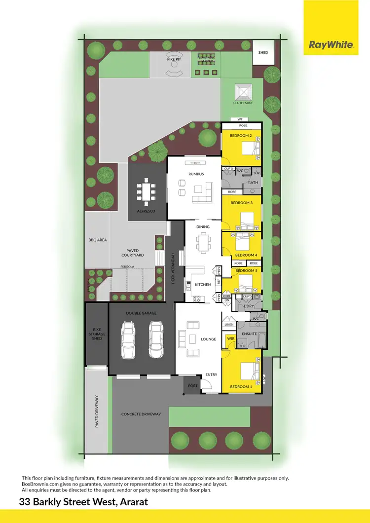 Floorplan of Homely house listing, 33 Barkly Street West, Ararat VIC 3377