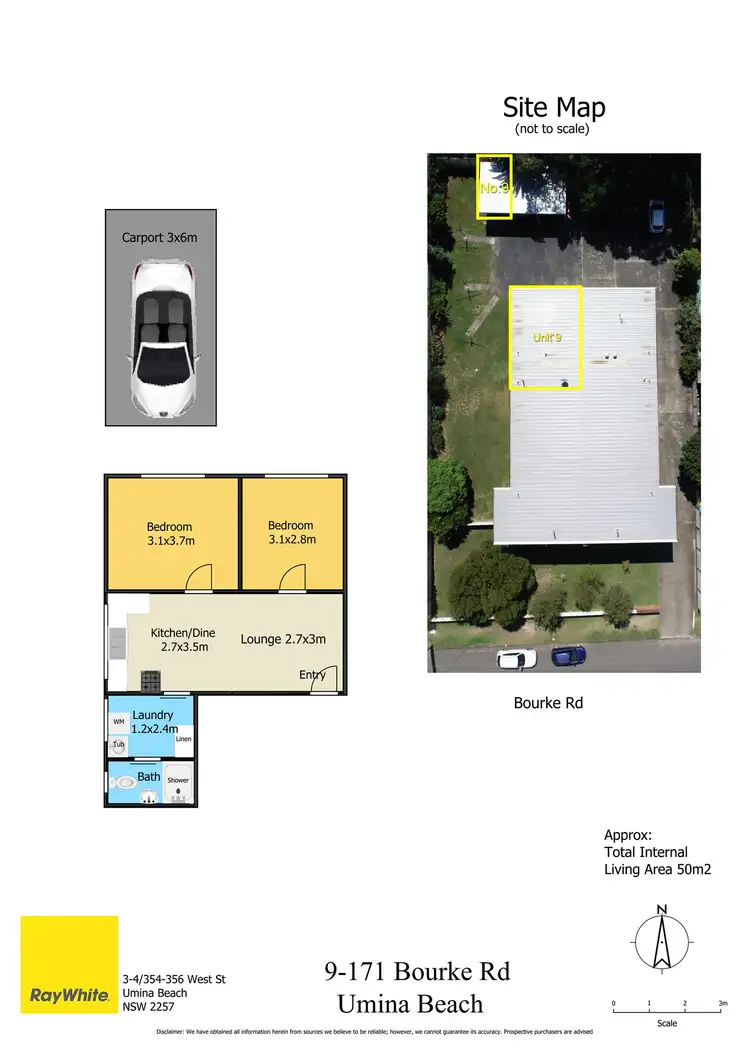 Floorplan of Homely unit listing, 9/171 Bourke Road, Umina Beach NSW 2257