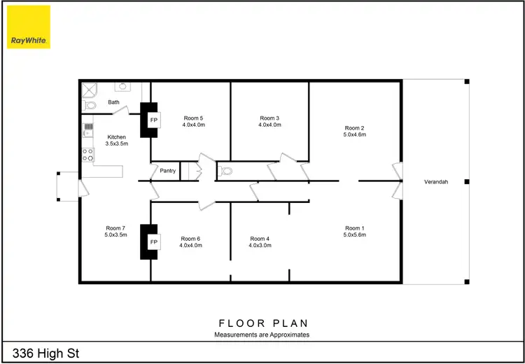 Floorplan of Homely other listing, 336 High Street, Nagambie VIC 3608