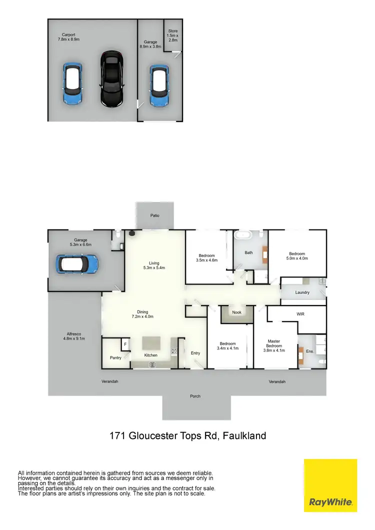 Floorplan of Homely rural property listing, 171 Gloucester Tops Road, Gloucester NSW 2422