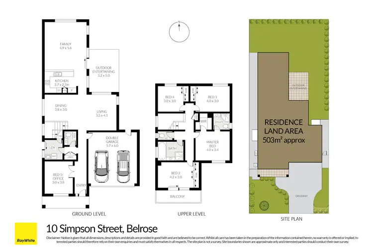Floorplan of Homely house listing, 10 Simpson Street, Belrose NSW 2085