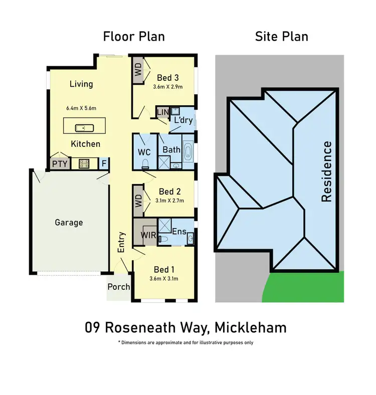 Floorplan of Homely house listing, 9 Roseneath Way, Mickleham VIC 3064