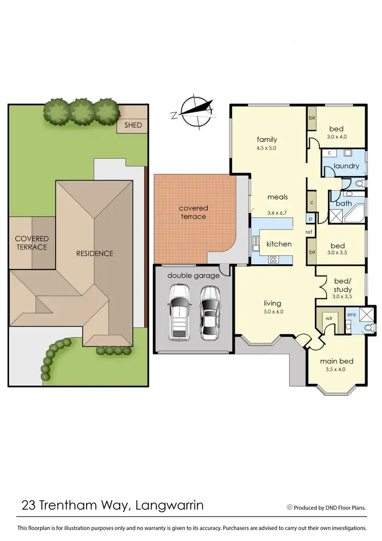 Floorplan of Homely house listing, 23 Trentham Way, Langwarrin VIC 3910