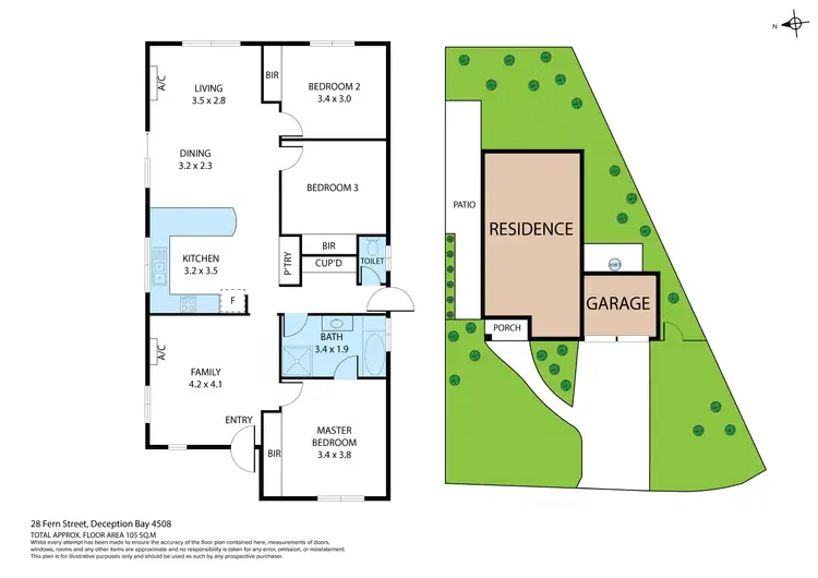 Floorplan of Homely house listing, 28 Fern Street, Deception Bay QLD 4508