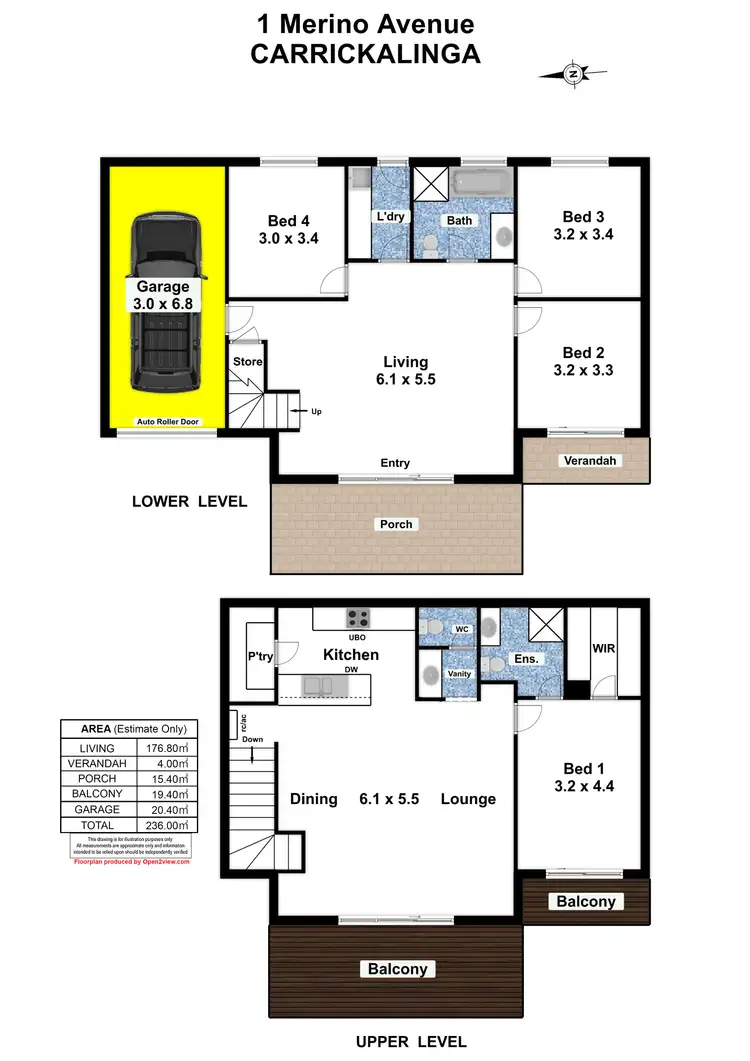 Floorplan of Homely house listing, 1 Merino Avenue, Carrickalinga SA 5204