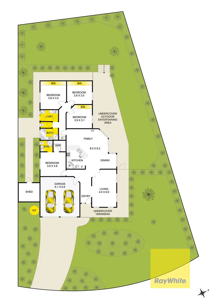 Floorplan of Homely house listing, 2 O'Driscol Court, Highton VIC 3216