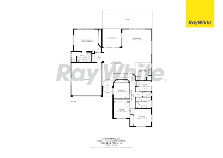 Floorplan of Homely house listing, 3 Riverstone Place, Bli Bli QLD 4560