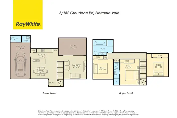 Floorplan of Homely townhouse listing, Unit 3/152 Croudace Road, Elermore Vale NSW 2287