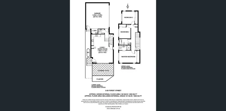 Floorplan of Homely townhouse listing, 2/80 Forest Street, Moorooka QLD 4105