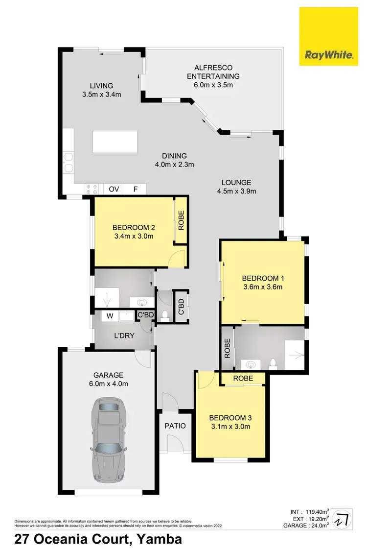 Floorplan of Homely house listing, 27 Oceania Court, Yamba NSW 2464