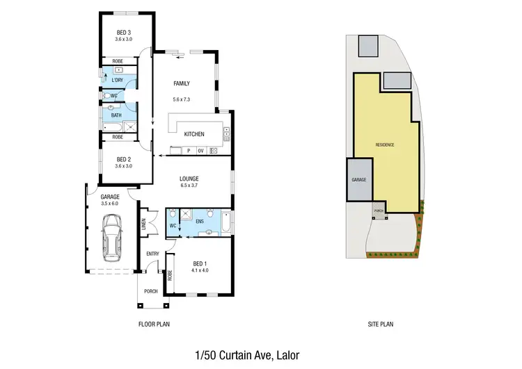Floorplan of Homely house listing, 1/50 Curtin Avenue, Lalor VIC 3075