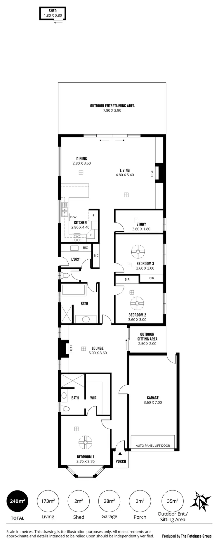 Floorplan of Homely house listing, 2D Todd Street, Alberton SA 5014