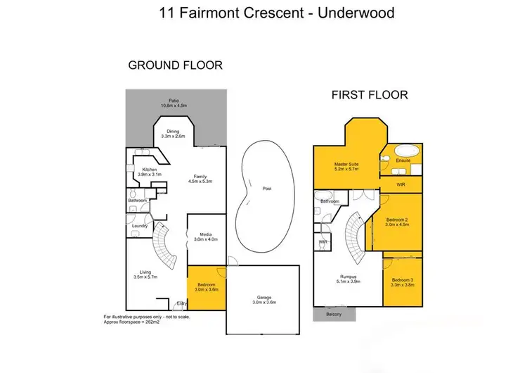 Floorplan of Homely house listing, 11 Fairmont Crescent, Underwood QLD 4119