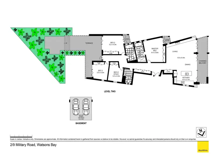 Floorplan of Homely apartment listing, 2/9 Military Road, Watsons Bay NSW 2030