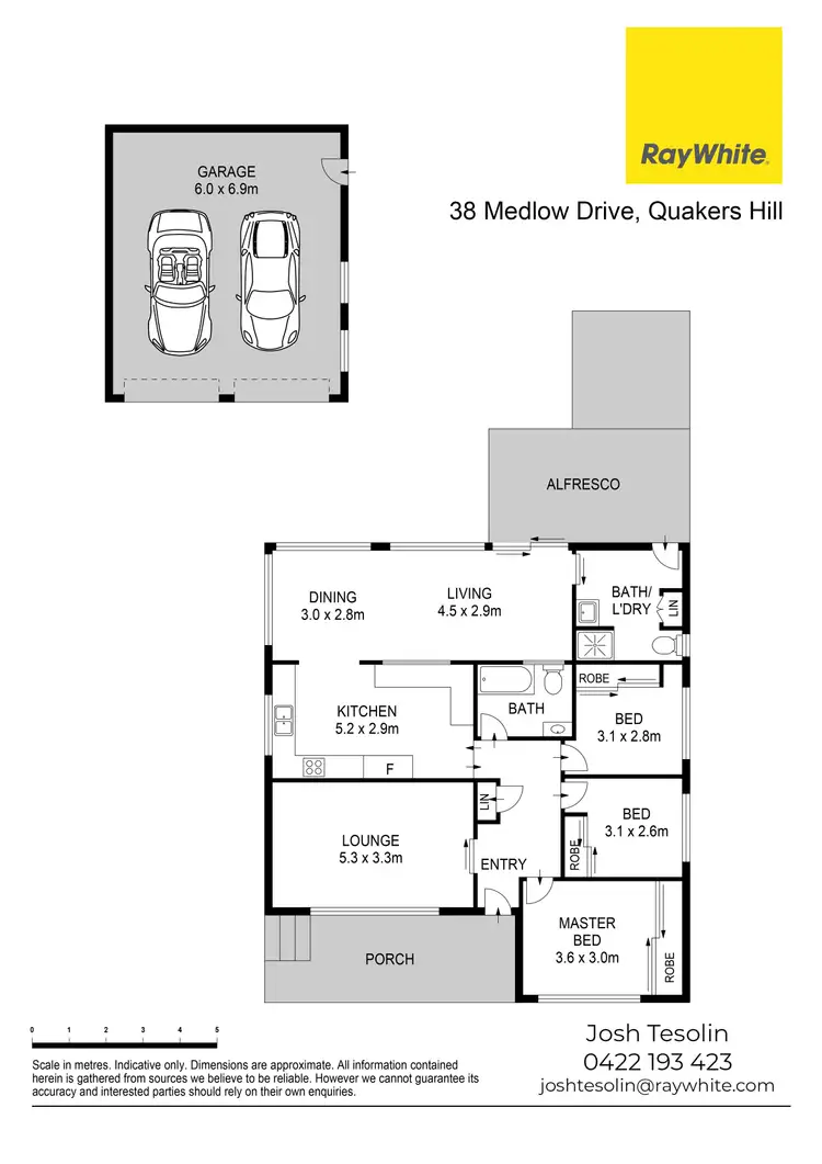 Floorplan of Homely house listing, 38 Medlow Drive, Quakers Hill NSW 2763