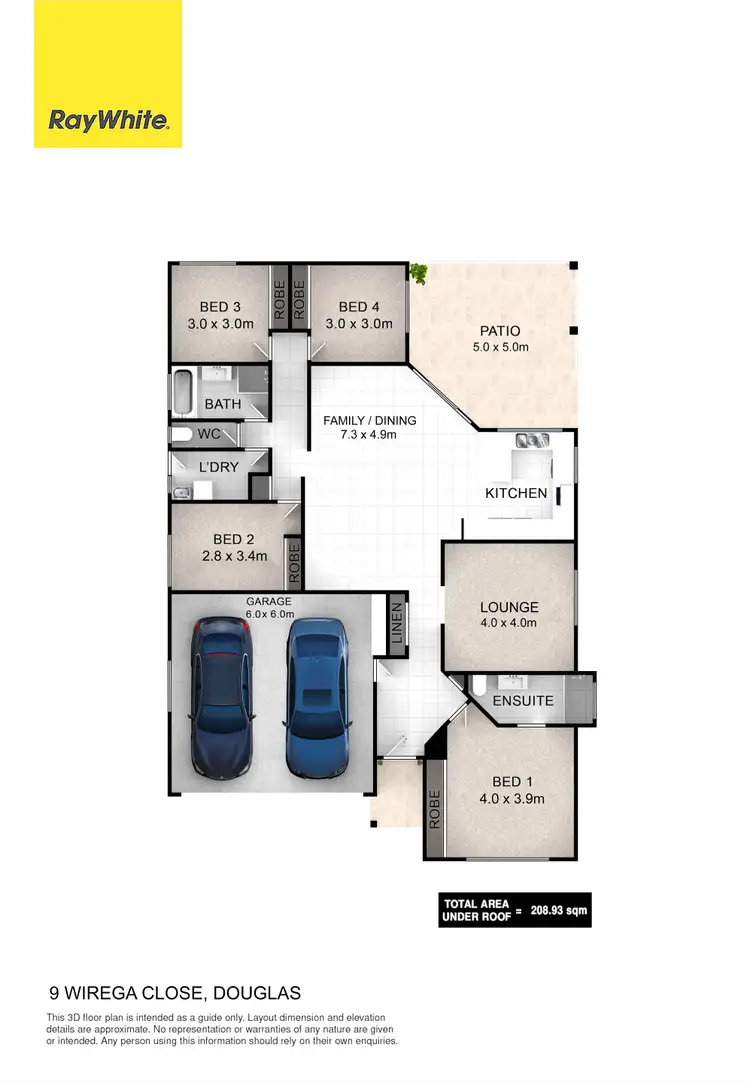 Floorplan of Homely house listing, 9 Wirega Close, Douglas QLD 4814