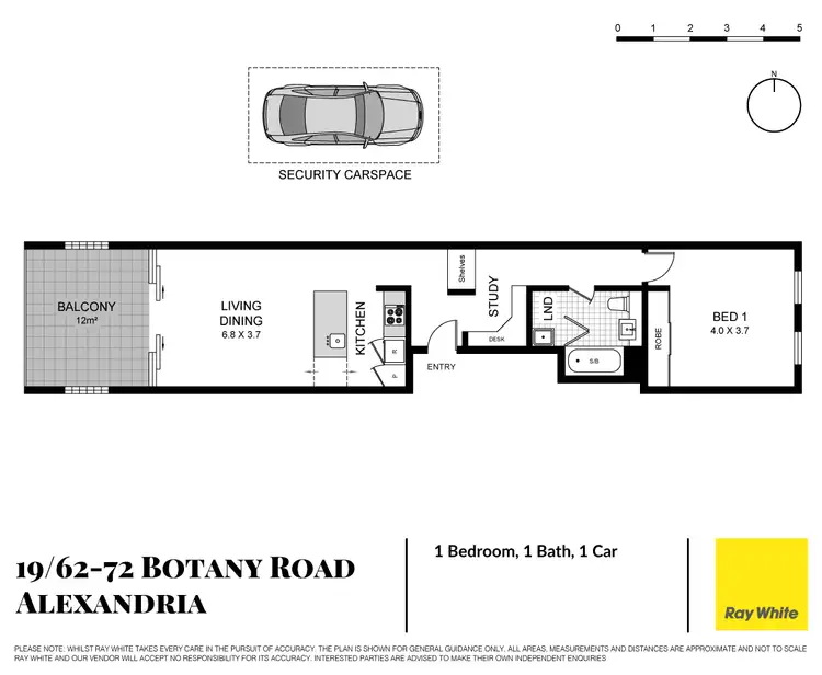 Floorplan of Homely apartment listing, 19/62-72 Botany Road, Alexandria NSW 2015