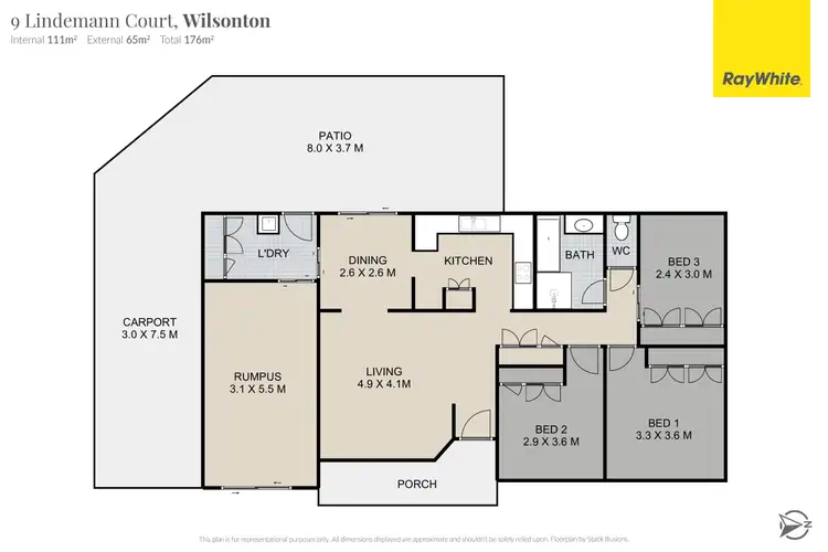 Floorplan of Homely house listing, 9 Lindemann Court, Wilsonton Heights QLD 4350