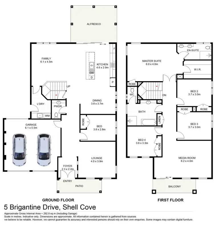 Floorplan of Homely house listing, 5 Brigantine Drive, Shell Cove NSW 2529