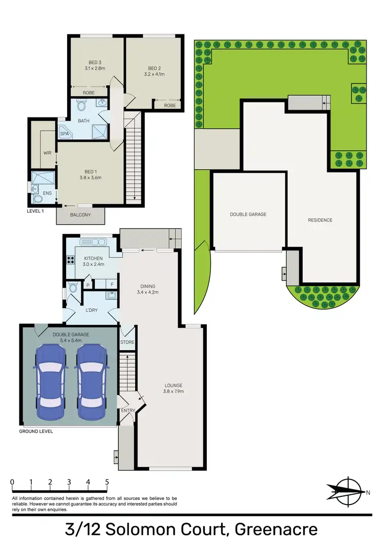 Floorplan of Homely house listing, 3/12 Solomon Court, Greenacre NSW 2190