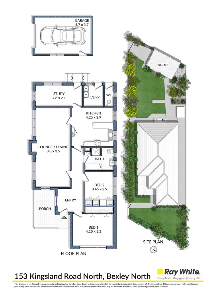 Floorplan of Homely house listing, 153 Kingsland Road, Bexley North NSW 2207