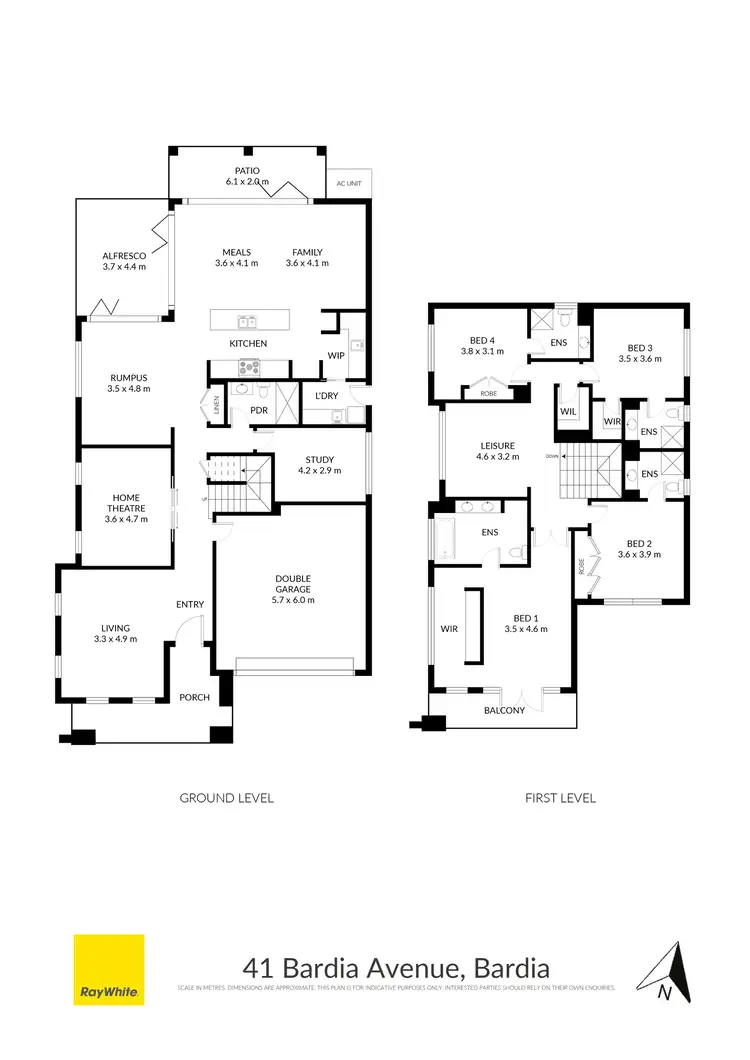 Floorplan of Homely house listing, 41 Bardia Avenue, Bardia NSW 2565
