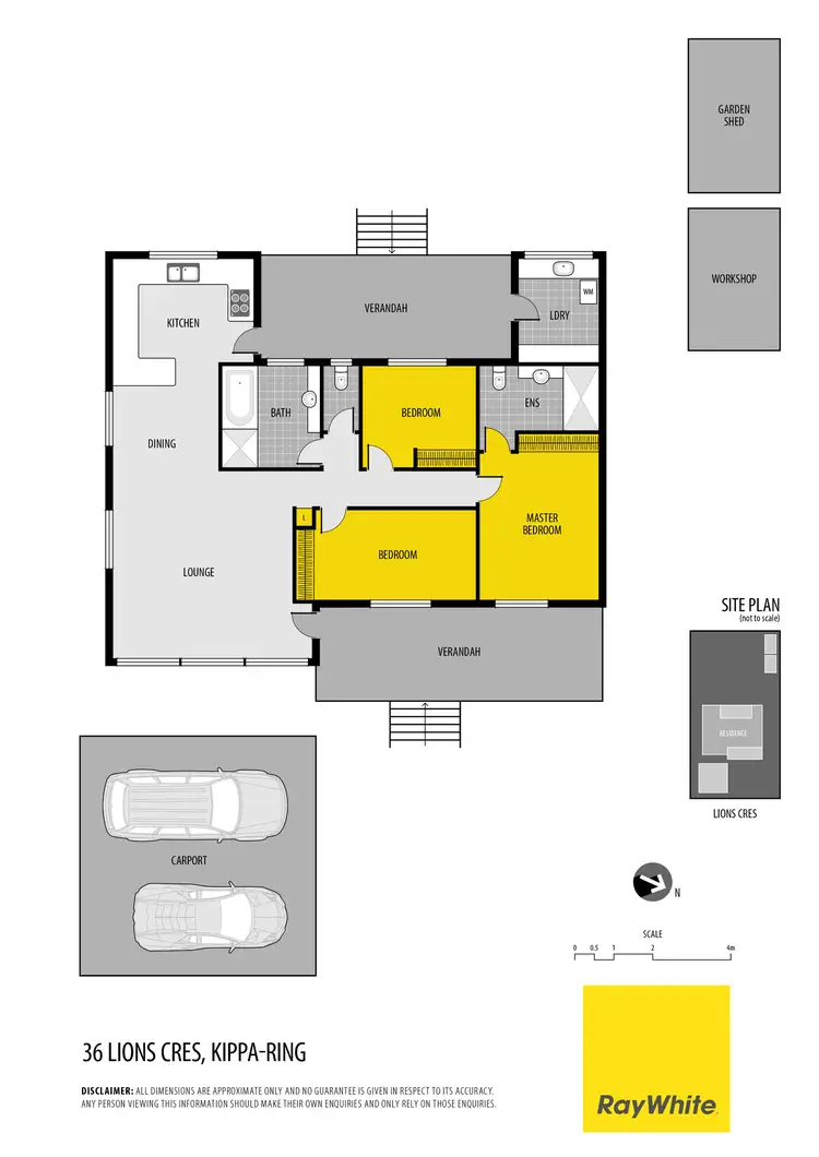 Floorplan of Homely house listing, 36 Lions Crescent, Kippa-Ring QLD 4021