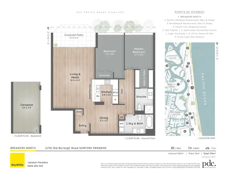Floorplan of Homely unit listing, 2/50 Old Burleigh Road, Surfers Paradise QLD 4217
