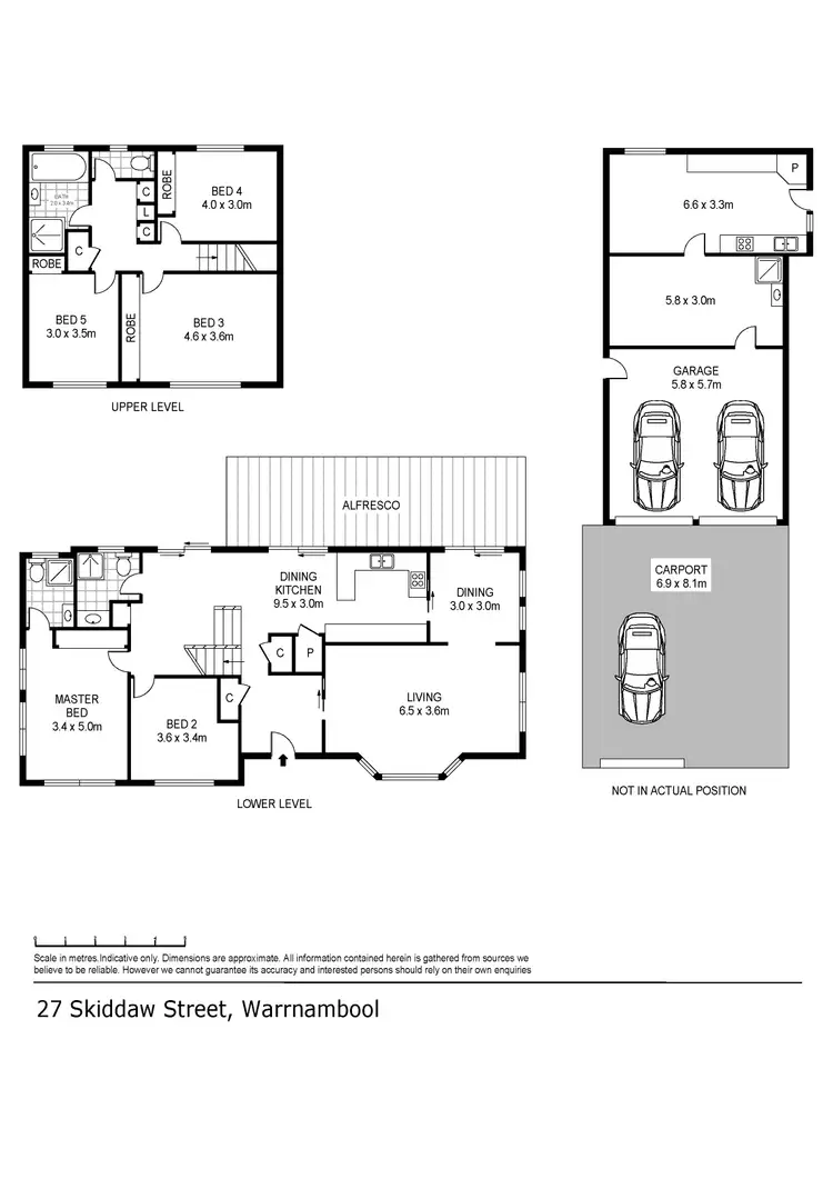 Floorplan of Homely house listing, 27 Skiddaw Crescent, Warrnambool VIC 3280